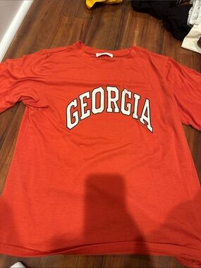 ROMWE Red Crew Neck Tee